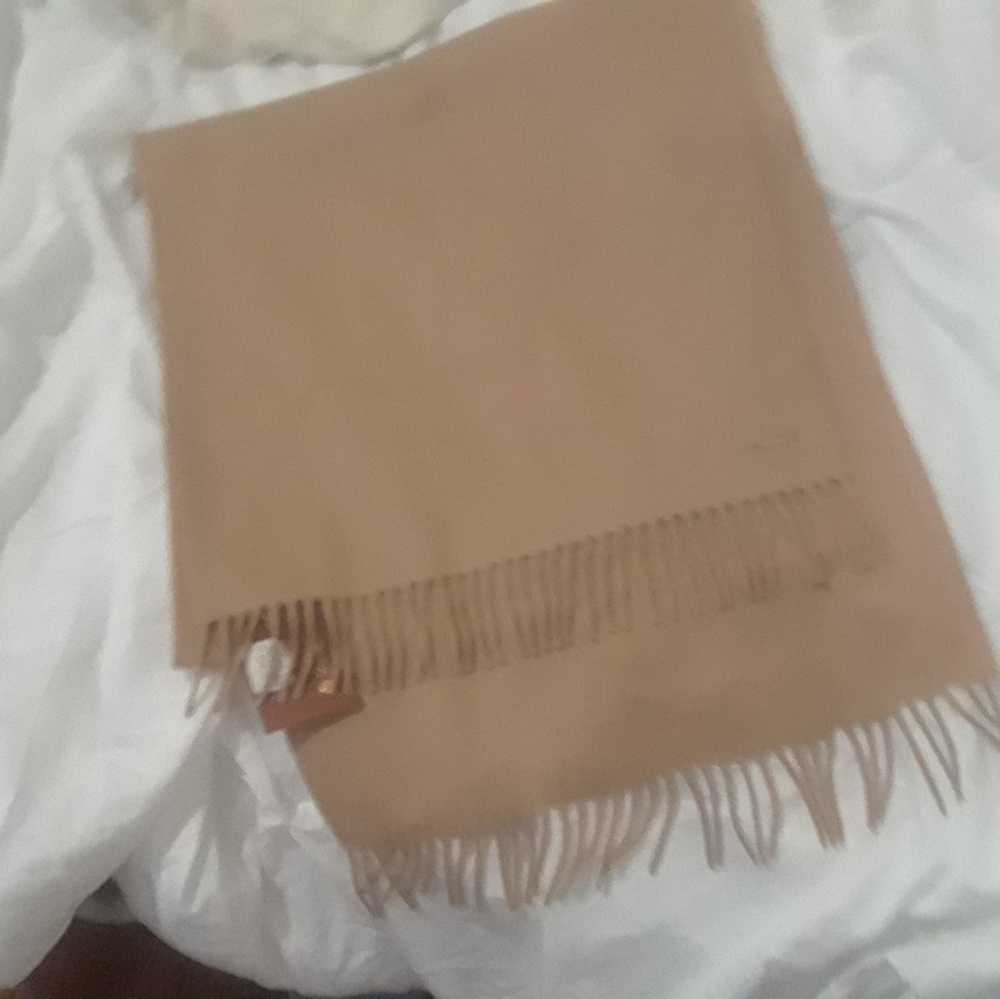 Lori piana baby cashmere SCARF in TAN BRAND NEW